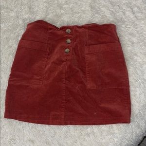 Blood orange skirt